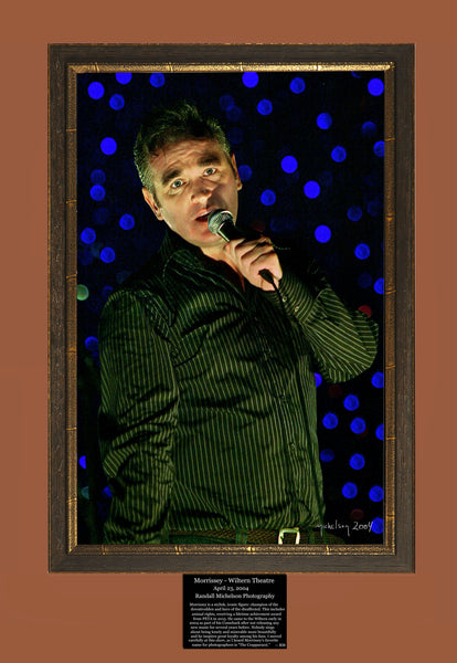 Morrissey Live at the Wiltern Theater Los Angeles Photograph